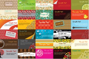 different business cards